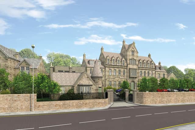 The development is based around the former Springwell Hospital
