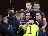 Scotland celebrate qualifying for the 2020 Euros. (Pic: PA)