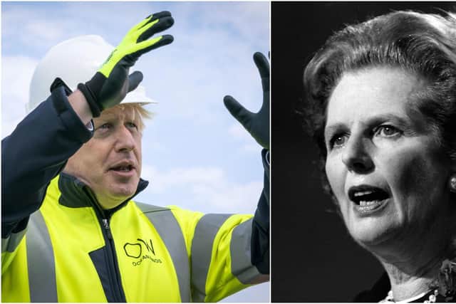 Boris Johnson praised Margaret Thatcher's closing of coal mines