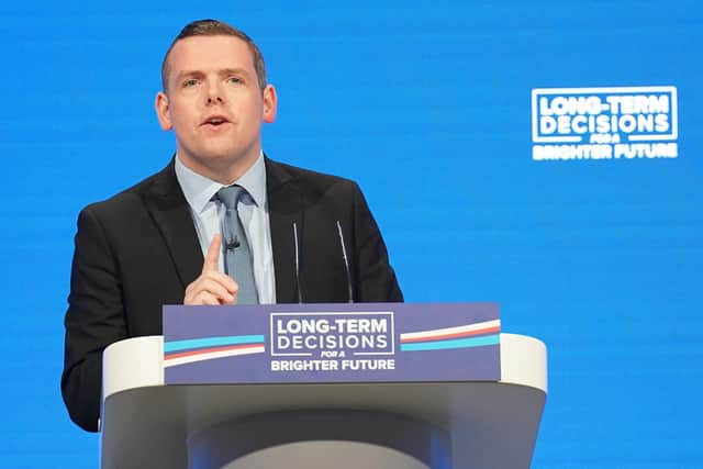 Scottish Conservative leader Douglas Ross Photo: Stefan Rousseau/PA Wire