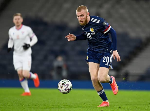 Scotland striker Oliver McBurnie was allegedly shown in a viral video attacking a 21-year-old male. Picture: SNS