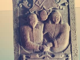 The gravestone of Christian Brydie, who died in 1655, and her husband James Carstairs in St Andrews Cathedral (Picture: Susan Morrison)