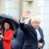 Boris Johnson visits Jackson's Wharf, Hartlepool following Conservative by-election victory.