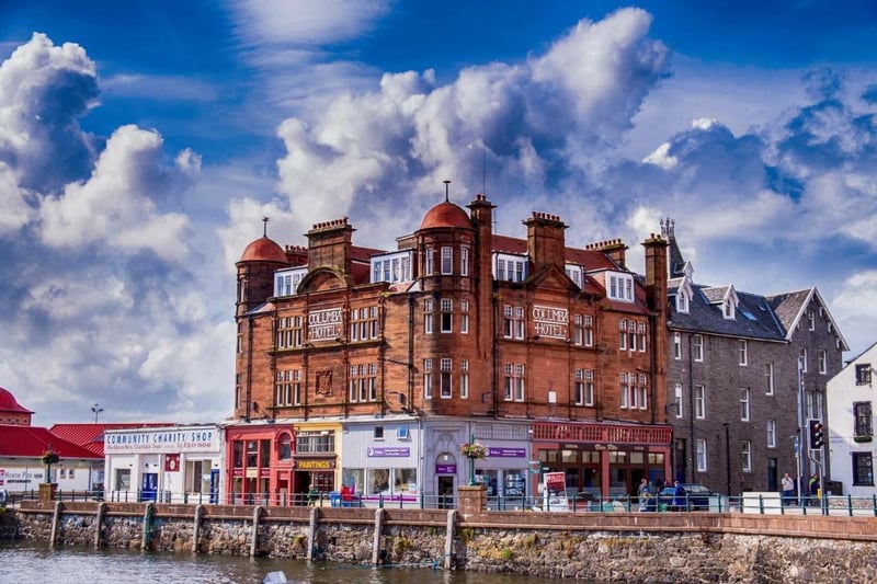 The Victorian grandeur of the Columba Hotel in Oban is less than 500 feet away from Oban Distillery - one of the smallest distilleries in Scotland, established by brothers Hugh and John Stevenson in 1793.