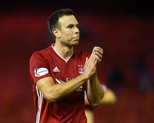 Andy Considine will remain part of the Aberdeen squad until he leaves. Picture: SNS