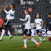 Rangers James Tavernier celebrates after scoring to make it 4-0 . (Photo by Rob Casey / SNS Group)