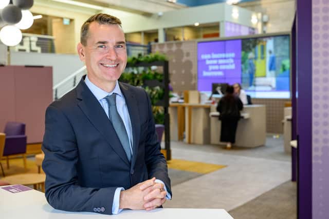 Jimmy Robertson is the financial giant’s head of branch and local banking for the UK. Picture: Ian Georgeson Photography