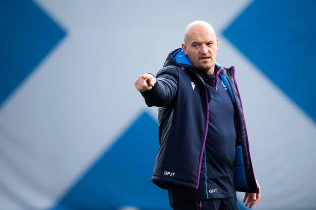 Scotland coach Gregor Townsend has accused Rassie Erasmus of 'sledging'.  (Photo by Paul Devlin / SNS Group)