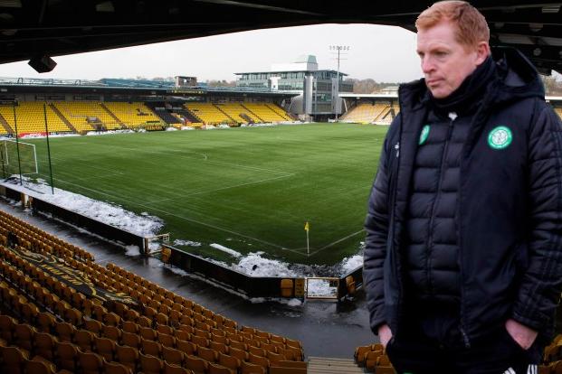 Neil Lennon Celtic manager takes his team to Livingston