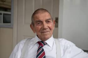 Eddie Gaines was one of the last surviving D-Day veterans (Picture: Blind Veterans UK/PA Wire)