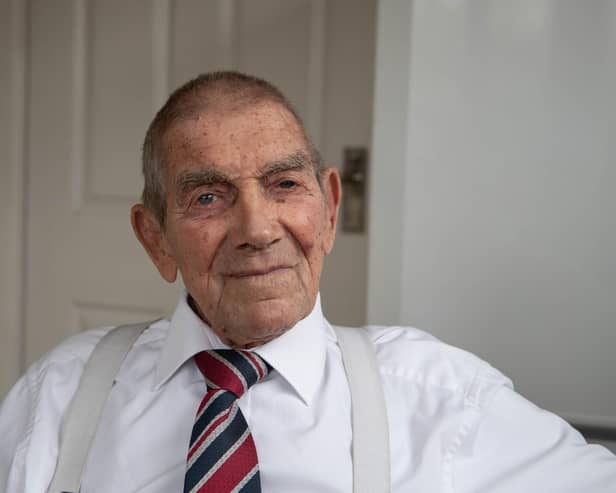 Eddie Gaines was one of the last surviving D-Day veterans (Picture: Blind Veterans UK/PA Wire)
