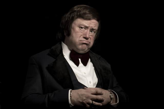 Jon Culshaw as Les Dawson. Pic: Andy Hollingworth