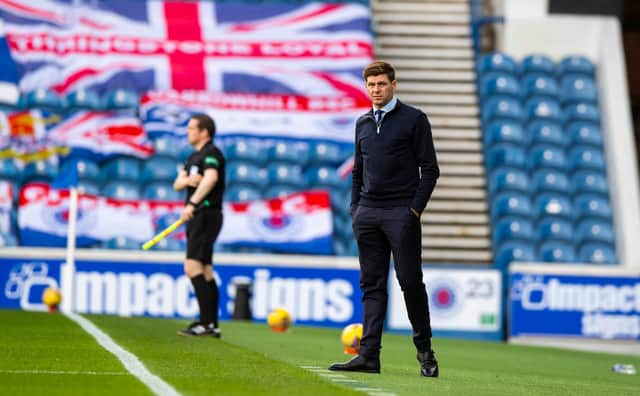 Steven Gerrard reckons Rangers opponents have had it too easy at Ibrox. Picture: SNS