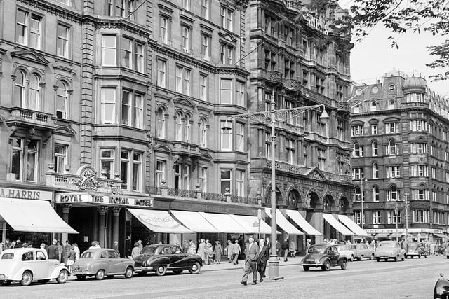 It was announced that Jenners department store was to expand and take over the Royal Hotel in May. Year: 1960