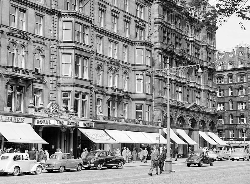 It was announced that Jenners department store was to expand and take over the Royal Hotel in May. Year: 1960
