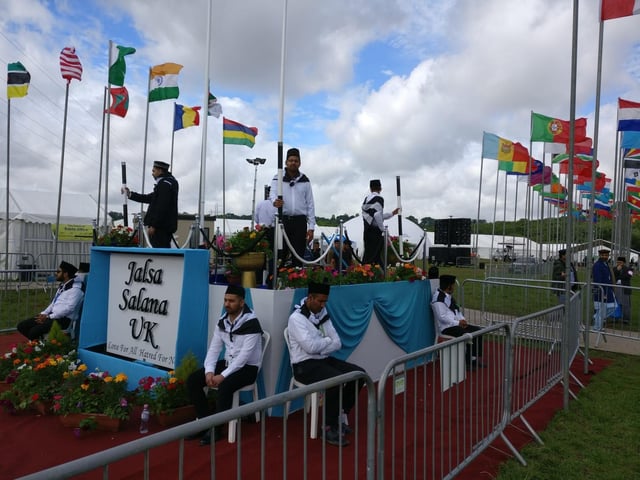 Scottish Youths Giving Duty at Jalsa Salana UK