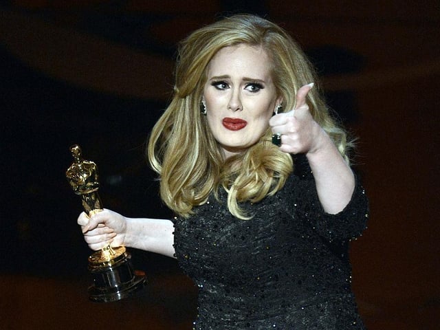 Adele probably isn't too concerned at only getting to number two with 2012's Skyfall - having landed an Oscar and a Golden Globe for the song. It was the distinctly underwhelming Swedish House Mafia's 'Don't You Worry Child' that stopped it reaching the top spot.