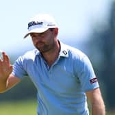 Liam Johnston acknowledges the crowd after winning the Emporda Challenge at Emporda Golf Club in Girona. Picture: Alex Caparros/Getty Images.