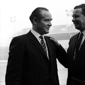 1969/1970: Assistant Willie Thornton (left) with manager Willie Waddell. The pair formed a lethal partnership for Rangers and later reunited to manage the club.