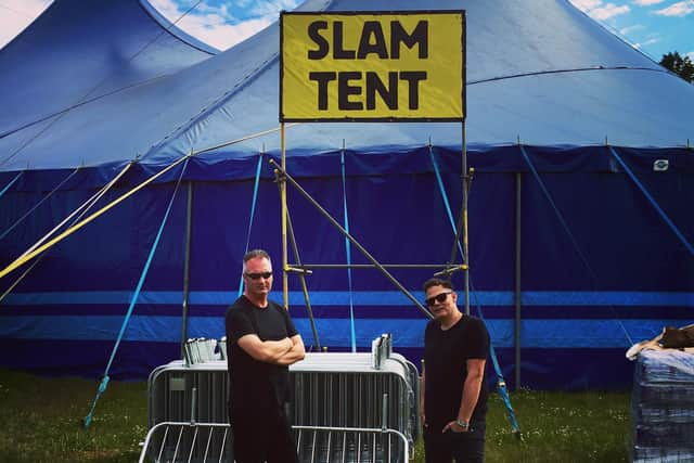 Slam duo Orde Meikle and Stuart McMillan.