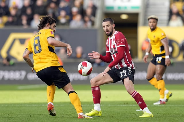 His set-piece delivery was once again a threat, one corner causing havoc as Sharp had the ball in the net before it was disallowed. Showed some nice moments and some average ones as he looks to earn a Blades deal in the summer