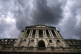 Policymakers are due to meet at the Bank of England, above, on May 8 but economic storm clouds have been gathering.