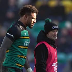 Courtney Lawes'  involvement in the Guinness Six Nations has been plunged into doubt because of the calf injury sustained on club duty for Northampton on Saturday.