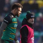 Courtney Lawes'  involvement in the Guinness Six Nations has been plunged into doubt because of the calf injury sustained on club duty for Northampton on Saturday.