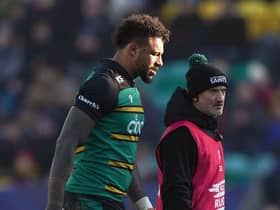 Courtney Lawes'  involvement in the Guinness Six Nations has been plunged into doubt because of the calf injury sustained on club duty for Northampton on Saturday.