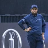 2019 winner Shane Lowry pictured during the first round of the 152nd Open at Royal Troon. Picture: Tom Russo/The Scotsman.