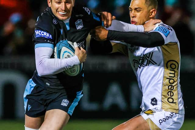 Sebastian Cancelliere in action for Glasgow Warriors. (Photo by Craig Williamson / SNS Group)