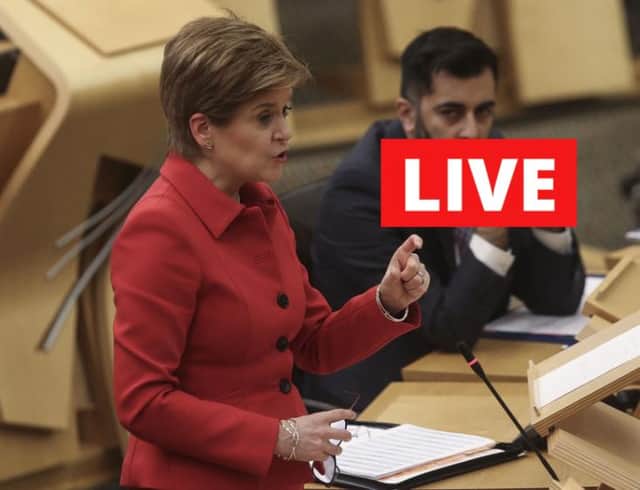 Nicola Sturgeon is to update MSPs