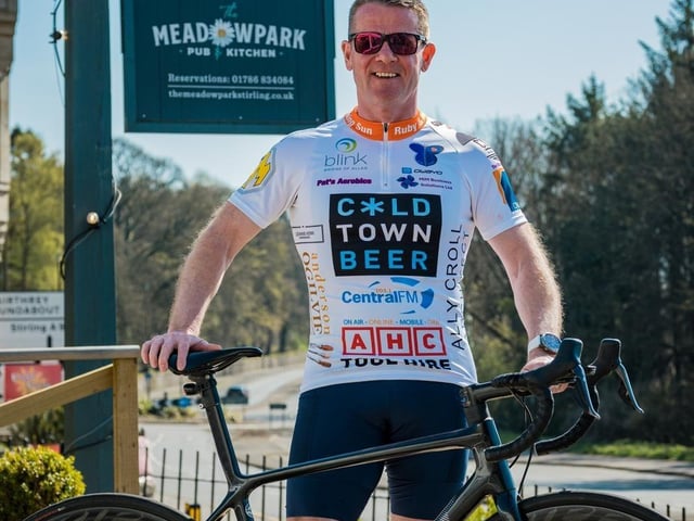 Retired policeman and extreme athlete Johnny Dreczkowski is cycling from Stirling Castle to Marrakech this summer in aid of the Eilidh Brown Respite Home, a countryside haven in Stirling where children with cancer and their families can take a much-needed break