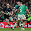 Scotland's Jack Dempsey in action during the 2024 Six Nations match against Ireland in Dublin. (Photo by Craig Williamson / SNS Group)