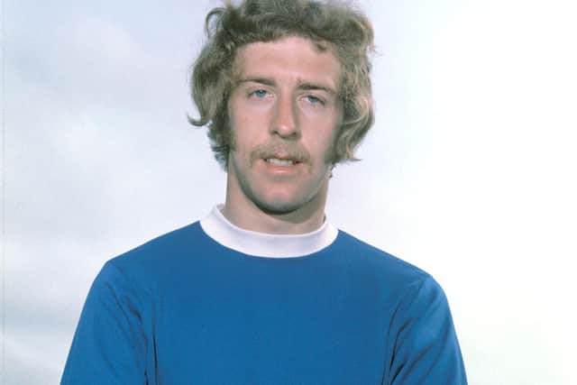 Connolly at St Johnstone in 1971. This was the year of his greatest game, the win over mighty Hamburg.