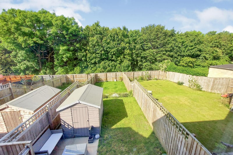 The property has a large, secluded rear garden, which has a lot of potential.