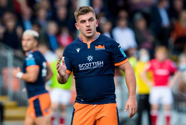 Edinburgh's Adam McBurney is in contention for a call-up to Scotland's Six Nations squad. (Photo by Ross Parker / SNS Group)