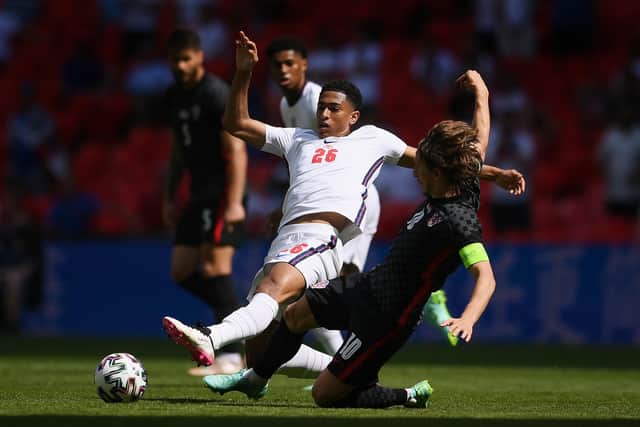 England and Croatia clashed at Wembley, with the English prevailing 1-0.