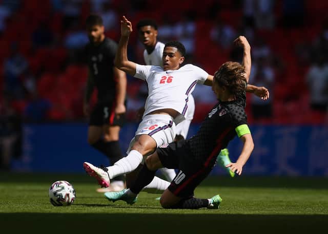 England and Croatia clashed at Wembley, with the English prevailing 1-0.