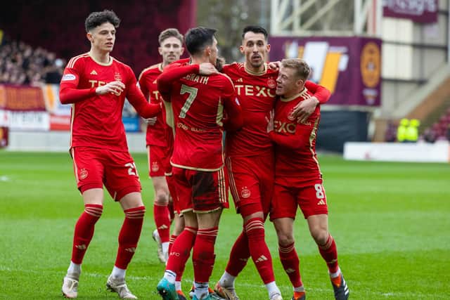Aberdeen picked up a big win over Motherwell on Saturday.