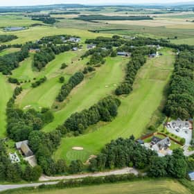 Kinloss Golf Club is a nine-hole golf course with clubhouse while the adjoining proposed holiday park has planning consent for holiday lodges and glamping pods.