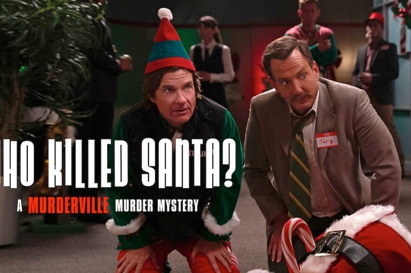 The comedy spoof starring Jason Bateman follows a Christmas themed 'whodunit' as the cast try to work out who killed Santa Claus.