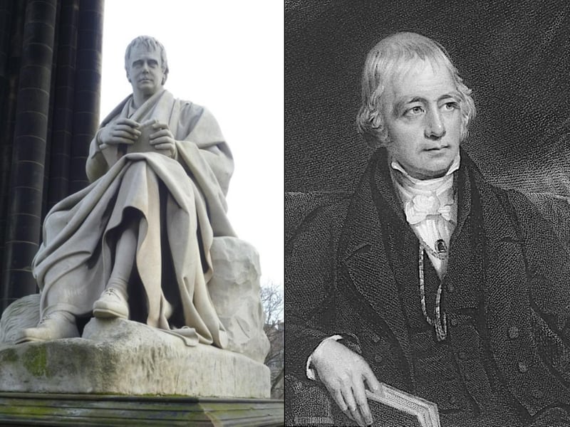 To this day, the novels and poetry of Sir Walter Scott are considered romantic literature classics and he is often credited as the ‘inventor of the historical fiction genre’ who inspired generations of future writers. In 1818, the Scottish novelist famously rediscovered the Honours of Scotland (the oldest Crown jewels in Britain). They were hidden from Oliver Cromwell’s army and later locked in a chest and sealed away following the Act of Union between England and Scotland in 1707. Their rediscovery was a major historical event.