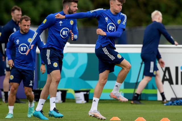 Patterson during Scotland training at Rockliffe Park.