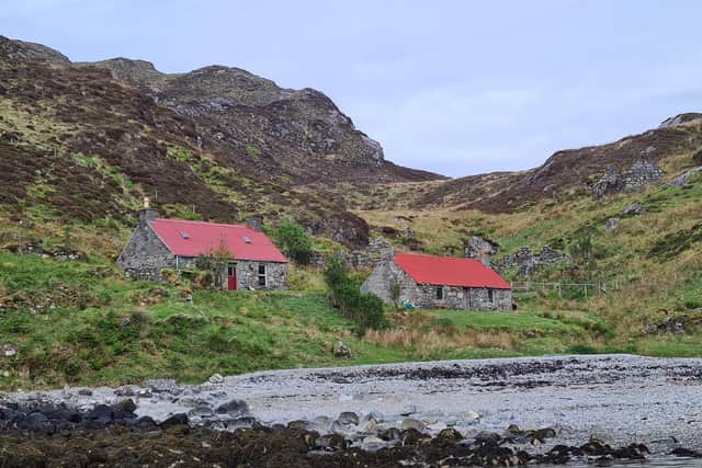 The tiny township of Molinginish in Harris also features in the documentary Lost Villages. PIC: BBC ALBA.