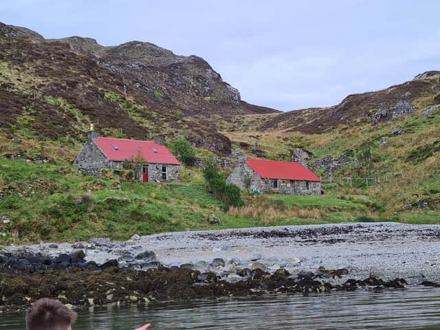 The tiny township of Molinginish in Harris also features in the documentary Lost Villages. PIC: BBC ALBA.