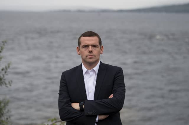 Douglas Ross has revealed he and his wife are expecting their second child.