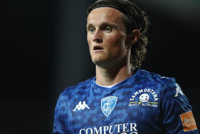 Liam Henderson in action for Empoli in July