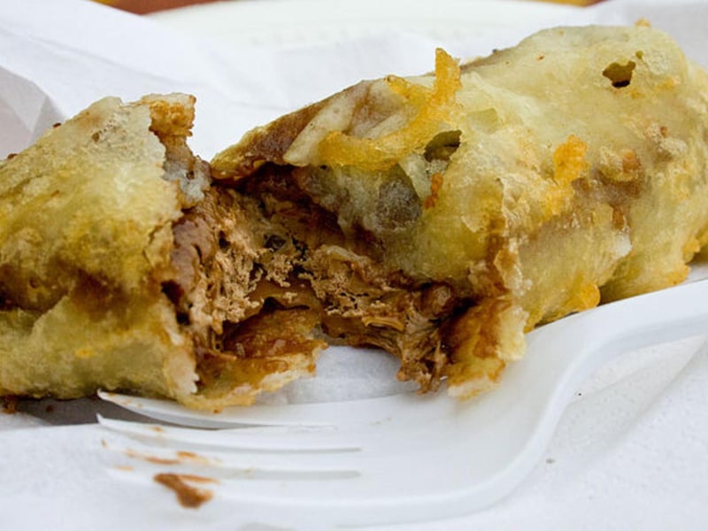 "You know what this chunky chocolate caramel bar needs? More fat on it!" This was, probably, the thought process behind the invention of the fried Mars Bar here in Scotland. While it is undoubtedly not good for your health it is still considered delicious.