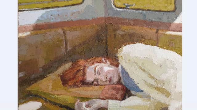 Detail from Helen by Peter Thomson, part of Compass Gallery's Quiet World exhibition